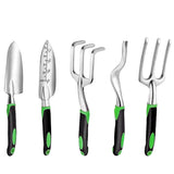 3pcs/5pcs Garden Tools Aluminum Alloy Shovel Rake Trowel Cultivator Lawn Farmland Gardening Bonsai Tools Hand Tool Kit
