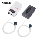 Aquarium Air Pump Fish Tank Mini Compressor Small Air Oxygen Pump with Air Stone Tube Aquatic Fishing Accessories 2W 5W
