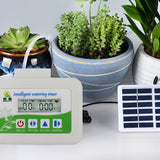 Automatic Watering Drip Irrigation Timer System Solar Energy USB Rechargeable Watering Irrigation Device for Greenhouse Garden