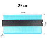 WAKYME Multi-function Copy Gauge Contour Profile Woodworking Tools Radian Angle Ruler Measuring Instruments Meethulp Gauge