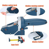 Portable Manual Gypsum Board Cutter Scriber Hand Push Drywall Artifact Cutting Tools Automatic Cutting Woodworking Hand Tools