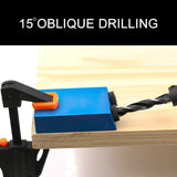 14pcs/set Pocket Hole Jig Kit Woodworking Oblique Hole Locator Drill Bits Pocket Hole Jig 15 Degree Angle Drill Punch Locator