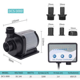 12-30W Aquarium Submersible Pump 100-240V Inverter Water Tank Pump Flow Adjustable Mute Energy Saving Pump 1200-4000L/H
