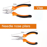 55pcs Multifunction Hand Tools Set Car Repair Tool Kit Ratchet Torque Socket Wrench Spanners Screwdriver Pliers Hammer with Box
