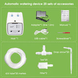 Smart Drip Irrigation System WIFI Phone Control Automatic Watering Device Set Greenhouse Garden Water Pump Timer Drip Watering