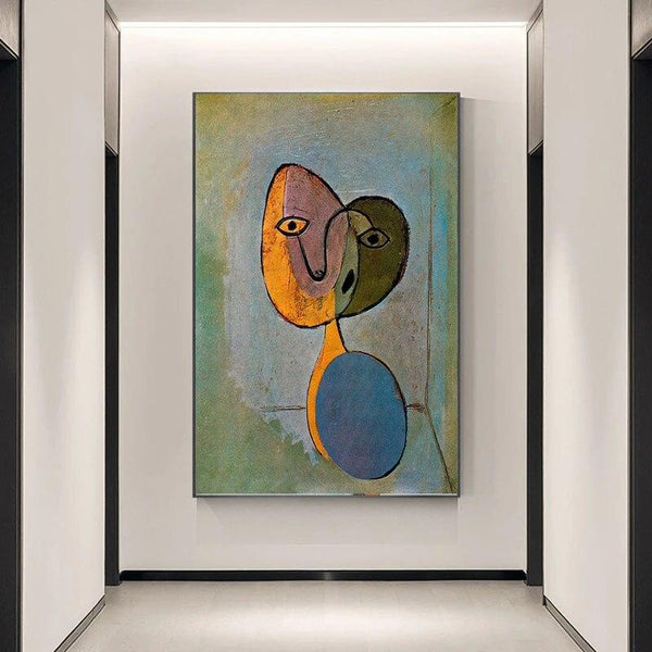 Hand Painted Oil Paintings Picasso Portrait Of Woman Abstract Canvas Wall Art For Home Wall Decor