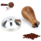 Coffee Tamper 51mm 53mm 58mm Coffee Corner Anti-slip Mat Coffee Press Powder Hammer Grinder Barista Tools Coffeeware Handmade