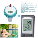 Swimming Pool Thermometer Wireless Floating Digital Thermometer Waterproof Temperature Measurement for Aquariums Fish Pond Spa