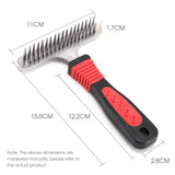 Pet Grooming Comb Cat Dog Supplies Hair Removal Comb Brush Needle Pet Hair Brush Fur Dematting Deshedding Brush Grooming Tool