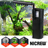 SUNSUN mini nano building internal filter submersible oxygen pump fish turtle aquarium water plant tank 220V
