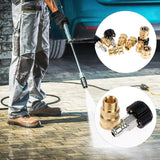 8pcs High Pressure Quick Connector Garden Irrigation Accessories Car Washer Adapter Water Gun Hydraulic Couplers Hose Couplings