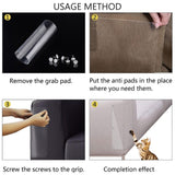 4PCS Cat Claw Sofa Anti-scratch Guards Cloth Sofa Protector Mat Couch Cat Scratching Guards Flexible Pad Furniture Protection