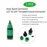 Automatic Drip Watering Sprayers Adjustable Irrigation Sprinkler Micro Spray Nozzle Hose Tee Gardening Tools for Greenhouses