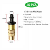 10/20/30pcs Micro Drip Watering Sprayer Lawn Garden Irrigation Sprinkler Brass Nozzle Dripper Spraying Device Gardening Supplies