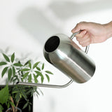 1500ML Stainless Steel Watering Can Household Pot Kettle Gardening Tools Long Mouth Watering Pot Sprinkling for Plant Flower