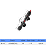 Aquarium Heater Submersible Fish Tank Automatic Water Heater Constant Temperature Heating Rod Aquarium Essential 220-240V