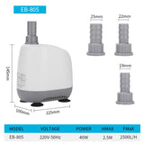 Fish Tank Submersible Pump Bottom Suction Pump Filter Silent Suction Fecal Low Water Level Aquarium Clean Water Filter