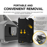Digital Laser Tape Measure 40M Measuring tape Waterproof Electronic Centimeter Tape Retractable Rangefinder Ruler Survey Tool