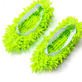 3 Pairs/lot Home Floor Cleaning Slipper Mop Clean Cloth Lazy Shoes Covers Duster Cloth Chenille Micro Fiber A Shoe-ready Mop