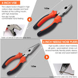 Multifunction Hand Tool Sets Household Repair Tool Kit Screwdriver Hammer Wrench Saw Scissors Flashlight Multi-tool with Case