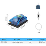 3W 5W Aquarium Air Pump Fish Tank Oxygen Pump Air Compressor Single Double Aerator for Fish Aquarium Accessories 220-240V