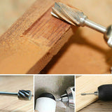 20pcs HSS Carbide Burr Set Rotary Drill Bits Milling Cutter Grinder Carving Engraving Polishing Tool Woodworking Drill Bit