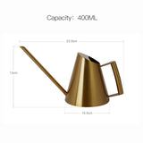 400/1000/1500ML Stainless Steel Watering Can Household Pot Gardening Tool Long Mouth Watering Device Sprinkling for Plant Flower