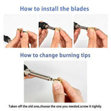 71pcs Electric Soldering Iron Kit Wood Burning Pen Tool 60W Embossing Craft Carving Pyrography Pen Kit Adjustable Temperature