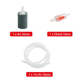 Aquarium Air Pump Fish Tank Mini Compressor for Aquarium Single Double Outlet with Check Valve Tube Aquatic Accessories