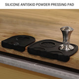 Coffee Tamper 51mm 53mm 58mm Coffee Corner Anti-slip Mat Coffee Press Powder Hammer Grinder Barista Tools Coffeeware Handmade