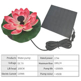 Solar Fountain Solar Water Pump with Solar Panel 7V 2.5W Garden Decoration Bird Bath Pool Pond Aquarium Floating Water Fountain