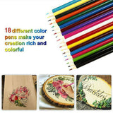 71pcs Electric Soldering Iron Kit Wood Burning Pen Tool 60W Embossing Craft Carving Pyrography Pen Kit Adjustable Temperature