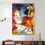 Hand Painted Picasso Oil painting abstract oil painting modular painting wall pictures for bedroom figure artwork wall picture