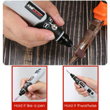 15000RPM Mini Electric Drill Engraver Rotary Tool Polishing Machine Grinding Engraving Tool Heads Variable Speed Engraving Pen