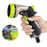 8 Pattern Garden Water Gun High Pressure Nozzle Sprinkle Spray Water Gardening Tools and Equipment Lawn Watering Dropshipping