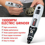 15000RPM Mini Electric Drill Engraver Rotary Tool Polishing Machine Grinding Engraving Tool Heads Variable Speed Engraving Pen