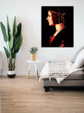 Hand Painted Leonardo da Vinci Portrait of the Lady with Pearl Headdress Oil Painting Canvasative