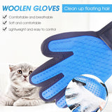 Dog Cat Grooming Glove Pet Brush Comb Deshedding Hair Remover Rubber Gloves Cleaning Combs Massage Gloves Grooming and Care