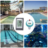 Swimming Pool Thermometer Wireless Floating Digital Thermometer Waterproof Temperature Measurement for Aquariums Fish Pond Spa