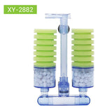 Aquarium Sponge Filter Ultra Quiet Fish Tank Biochemical Sponge Filter Air Pump Water Fall Double Foam Sponge Filters