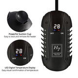 Submersible Digital Aquarium Heater with Intelligent LED Temperature Display for Fish Tank Temperature Adjustment 25W 50W