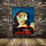 Hand Painted Sell Famous Painting Seated Women beside the window By Pablo Picasso Modern Abstract Portraits for