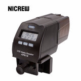 Automatic Fish Feeder Digital LCD Aquarium Fish Tank Pond Timing Auto Food Feeder Capacity Adjustable for Fish Lovers