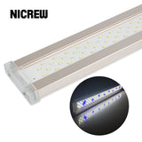 Aquarium Led Lighting for Aquarium Plant 12W-24W Ultra-thin Aluminum Alloy Fish Tank Plant Grow LED Lighting 6500-7500K