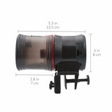 Automatic Fish Feeder Aquarium Tank Moisture-proof Auto Food Timer Feeding Dispenser LCD Adjustable Outlet for Fish Tank