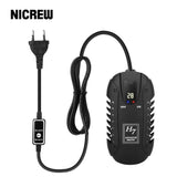 Submersible Digital Aquarium Heater with Intelligent LED Temperature Display for Fish Tank Temperature Adjustment 25W 50W