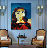 Hand Painted Sell Famous Painting Seated Women beside the window By Pablo Picasso Modern Abstract Portraits for