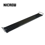 53-150cm Aquarium LED Lighting Fish Tank Light Lamp with Extendable Brackets 90 White and 18 Blue LEDs Fits for Aquarium