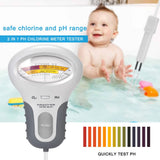2 in 1 PH Chlorine Meter Tester Chlorine Water Quality Testing Device CL2 Measuring Tool for Aquarium Spa Swimming Pool