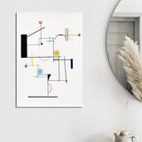 Kandinsky Hand Painted Abstract Oil Painting Canvass